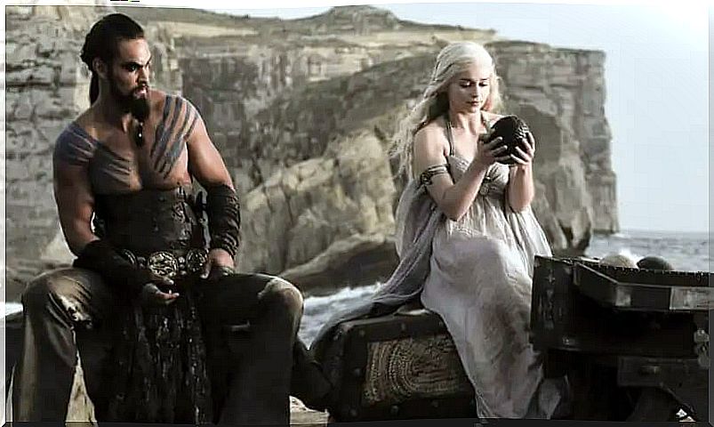 Khal Drogo e Daenerys 