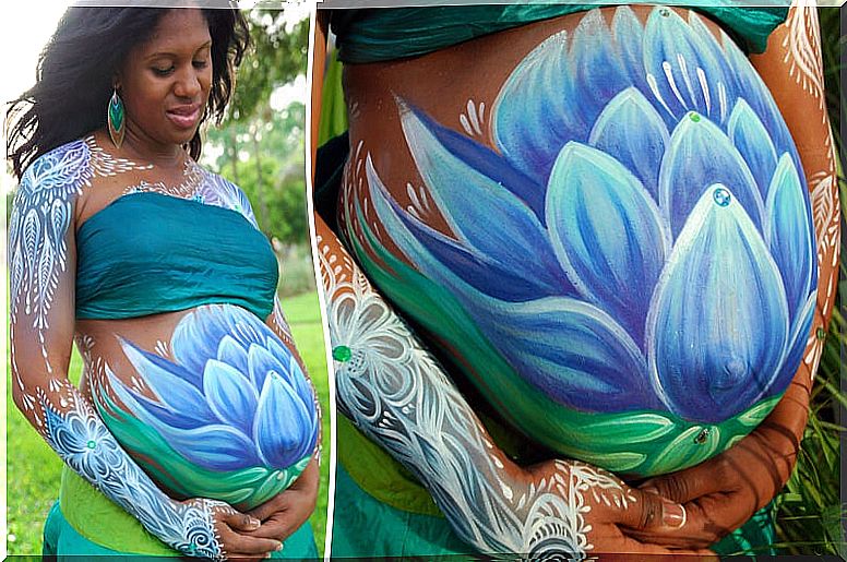 belly paint