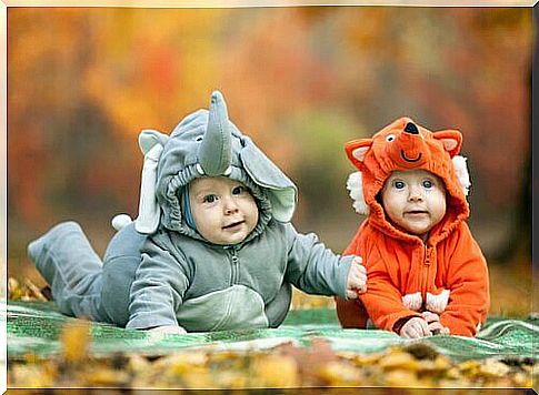 babies dressed up as animals